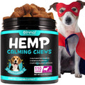 Calming Chews for Dogs 110PCS Hemp Calming Chews for Dogs Calming Dog Chews for Dog Anxiety Relief Hemp Calming Treats for Dogs Calming Aids for Dogs Traval-Thunder-Seperations (Beef Flavor)