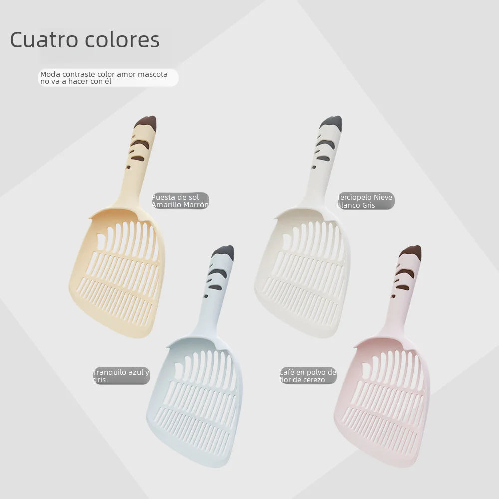 Large Cat Litter Scoop with Long Handle and Small Holes