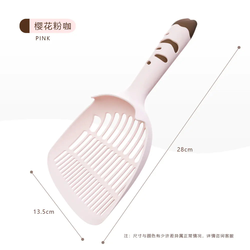 Large Cat Litter Scoop with Long Handle and Small Holes