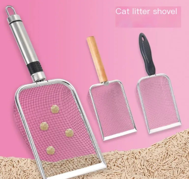 Stainless Steel Cat Litter Scoop for Pet Cleaning